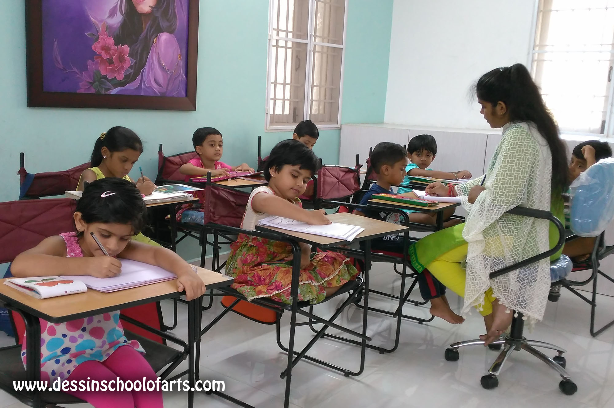 Dessin School of Arts, Dessin School of Arts, sketching classes For Kids in Anna Nagar East L Block Class Room Photo 1 