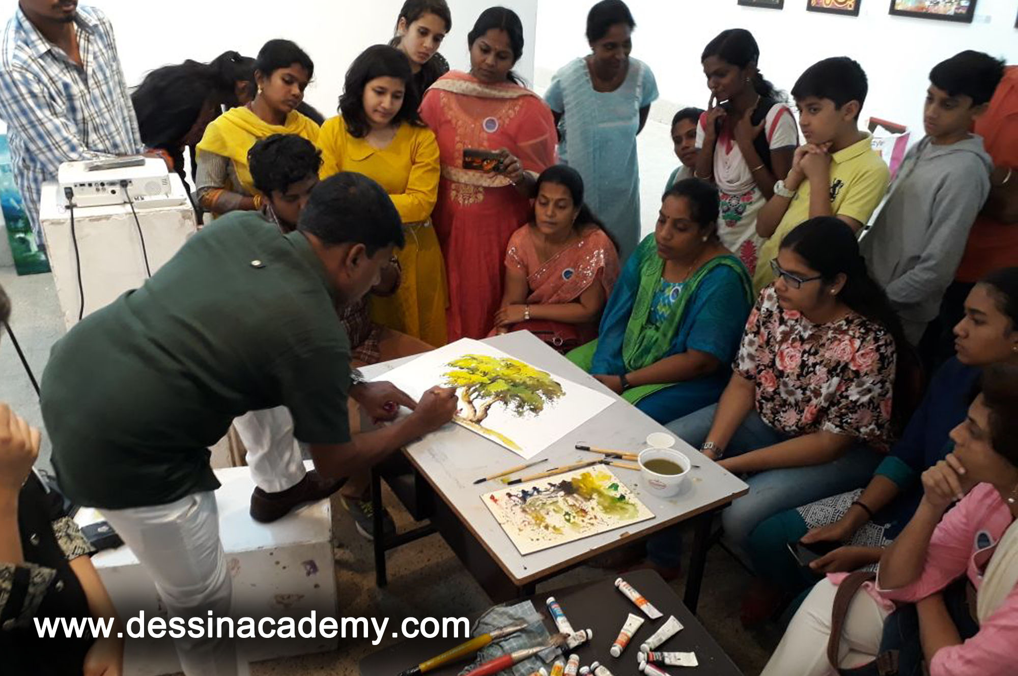 Dessin School of Arts Event Gallery 6, Drawing Coaching in ThirumullaivoyalSai Ram Academy