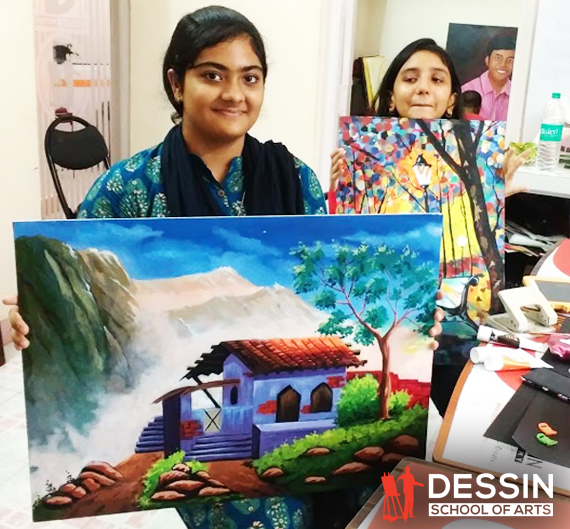 Dessin School of Arts, Student Paintings